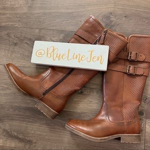Brown Heeled Boots